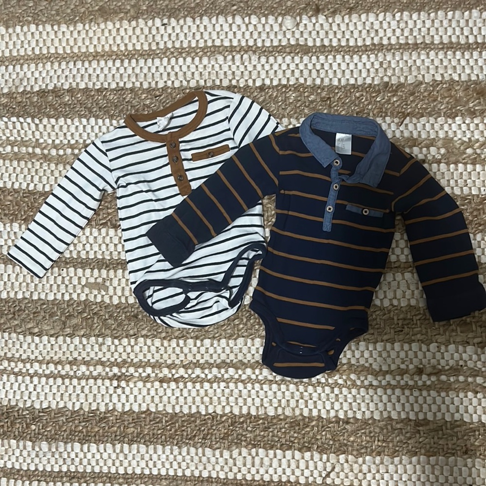 H&M onesies 6-9 months